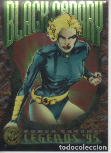 Collezionismo sportivo: Cromo E004655: Trading Card. DC Power Chrome. Legends'95, n&ordm; 41 Black Canary - G.Frank
