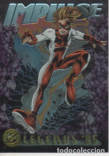 Collezionismo sportivo: Cromo E004683: Trading Card. DC Power Chrome. Legends'95, n&ordm; 72 Impulse - H. Ramos