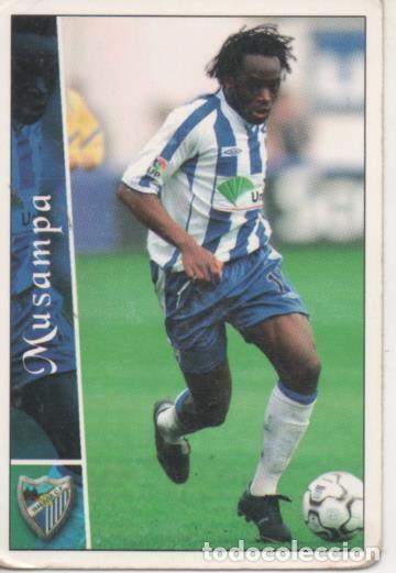 Collezionismo sportivo: Cromo E003820: Trading Card. Las Fichas de la Liga 2003. n&ordm; 259 Musampa, M&aacute;laga C.F. - LFP