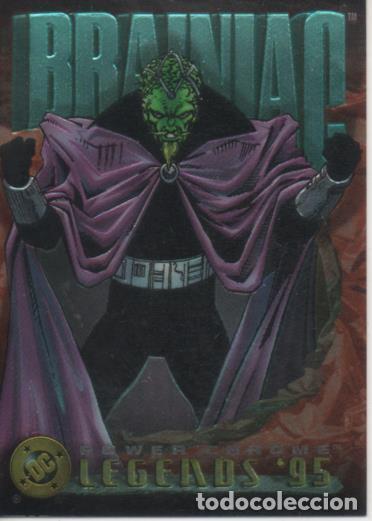 Collezionismo sportivo: Cromo E004695: Trading Card. DC Power Chrome. Legends'95, n&ordm; 86 Brainiac - B. Kitson