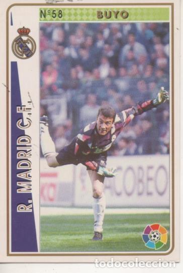 Collectionnisme sportif: Cromo E003499: Trading Card. Las Fichas de la Liga 94-95. n&ordm; 58 Buyo, R.Madrid C.F. - LFP
