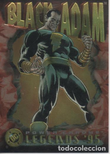Collectionnisme sportif: Cromo E004696: Trading Card. DC Power Chrome. Legends'95, n&ordm; 87 Black Adam - J. Ordway