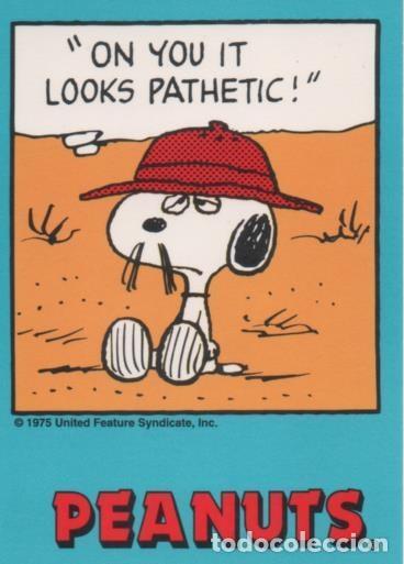 Collectionnisme sportif: Cromo E003306: Trading Card. Peanuts Classics, n&ordm; 33 November 24, 1989 - M. Schulz