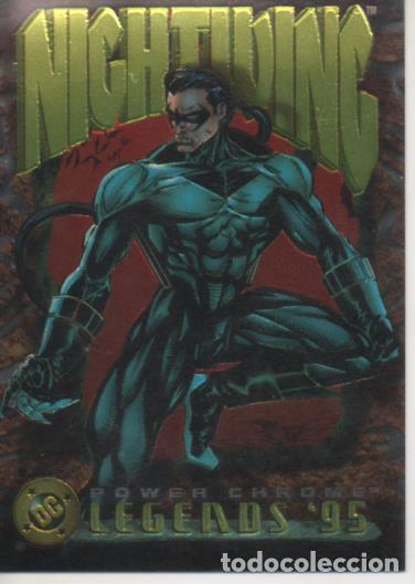 Collectionnisme sportif: Cromo E004653: Trading Card. DC Power Chrome. Legends'95, n&ordm; 39 Nightwing - G. Land
