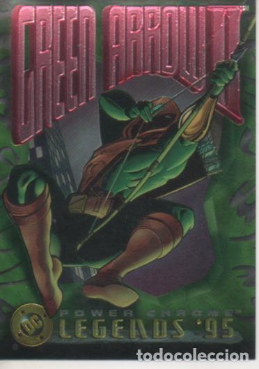 Collectionnisme sportif: Cromo E004648: Trading Card. DC Power Chrome. Legends'95, n&ordm; 33 Green Arrow II - R. Burchett