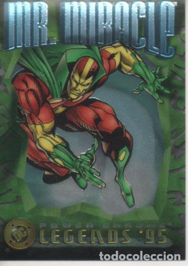 Collezionismo sportivo: Cromo E004649: Trading Card. DC Power Chrome. Legends'95, n&ordm; 34 Mister Miracle - J. Bogdanove