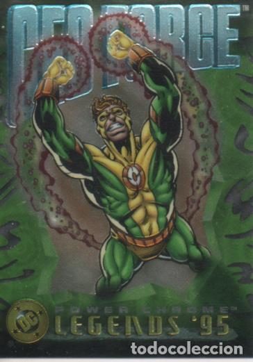 Collezionismo sportivo: Cromo E004638: Trading Card. DC Power Chrome. Legends'95, n&ordm; 23 Geo-Force - P. Pellerier