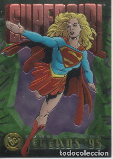 Collezionismo sportivo: Cromo E004637: Trading Card. DC Power Chrome. Legends'95, n&ordm; 22 Supergirl - S.Immonen