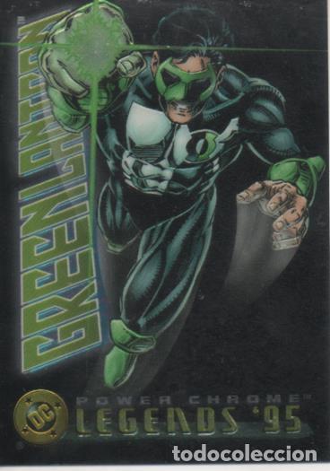 Collectionnisme sportif: Cromo E004626: Trading Card. DC Power Chrome. Legends'95, n&ordm; 9 Green Lanter - Banks-Tanghal-Martin