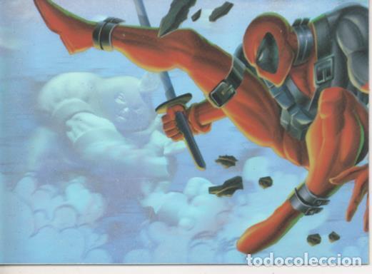 Collectionnisme sportif: Cromo E004776: Trading Card. Flair Marvel Anual, Limited Edition: 2 of 12 Deadpool vs Juggernaut - T