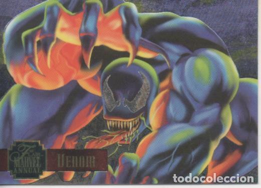 Collectionnisme sportif: Cromo E004766: Trading Card. Marvel Anual Flair'95, n&ordm; 3 Venom - Mark Johnson-Tractor