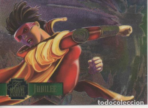 Colecionismo desportivo: Cromo E004763: Trading Card. Marvel Anual Flair'95, n&ordm; 8 Jubilee - Mark Johnson-Tractor