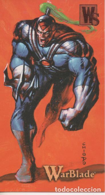 Colecionismo desportivo: Cromo E004428: Trading Card.Wildstorm Gallery, n&ordm; 58 Warblade - Joe Chiodo