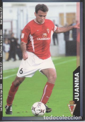 Collezionismo sportivo: Cromo E004314: Trading Card. Las Fichas de la Liga 2004. n&ordm; 466 Juanma. Medio. R.Murcia C.F. - LPF