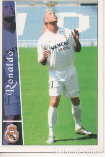 Collezionismo sportivo: Cromo E003765: Trading Card. Las Fichas de la Liga 2003. n&ordm; 76 Ronaldo, Real Madrid - LFP
