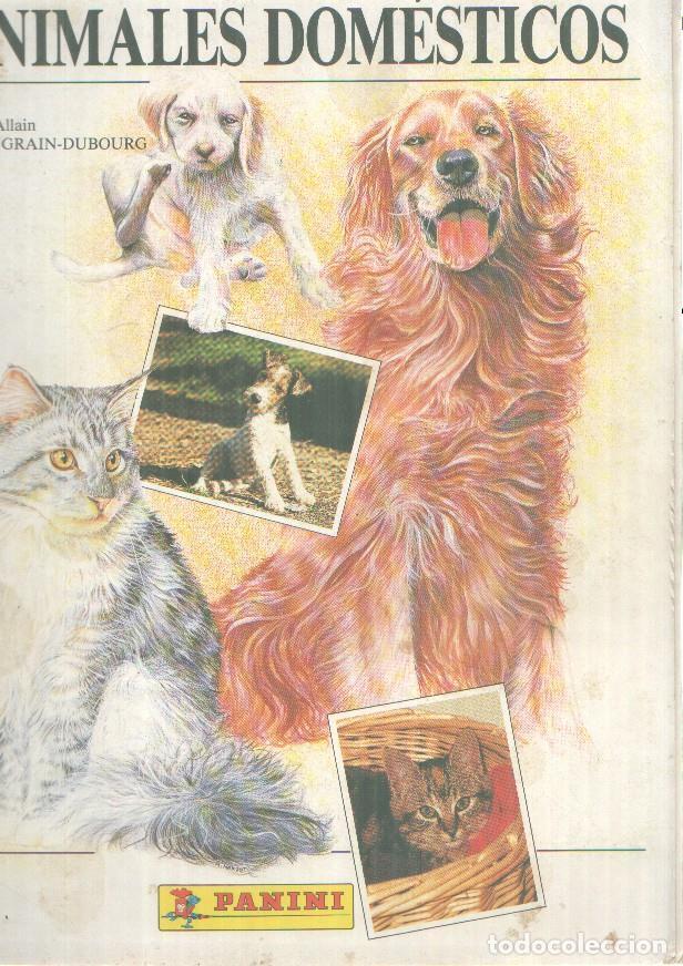 Collezionismo sportivo: Album cromos: Animales domesticos (album incompleto) (faltan 118 cromos) - varios