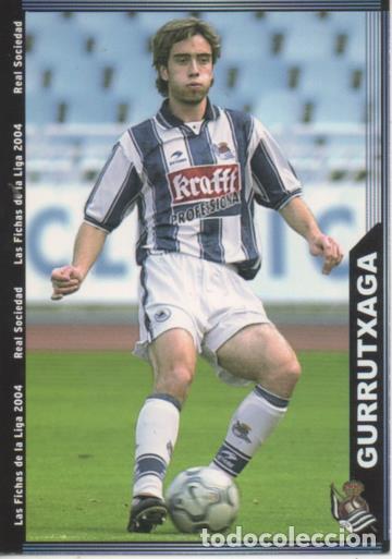 Collezionismo sportivo: Cromo E004242: Trading Card. Las Fichas de la Liga 2004 n&ordm; 36 Gurrutxaga. Defensa. R. Sociedad - LPF