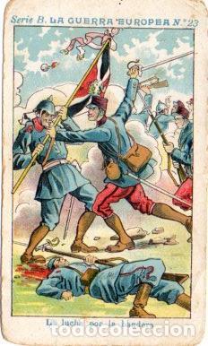 Sammelleidenschaft Sport: V49407: Cromo Chocolate Angelical. La Guerra Europea Serie B n&ordm; 23 - NULL