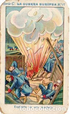 Sammelleidenschaft Sport: V49415: Cromo Chocolate Angelical. La Guerra Europea Serie C n&ordm; 17 - NULL