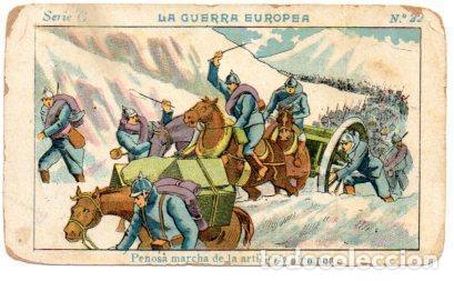 Sammelleidenschaft Sport: V49419: Cromo Chocolate Angelical. La Guerra Europea Serie C n&ordm; 22 - NULL