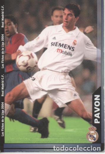 Sammelleidenschaft Sport: Cromo E004232: Trading Card. Las Fichas de la Liga 2004. n&ordm; 8 Pav&oacute;n. Defensa. R.Madrid - LPF