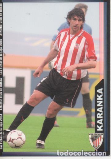 Coleccionismo deportivo: Cromo E004274: Trading Card. Las Fichas de la Liga 2004. n&ordm; 169 Karanka. Defensa. A.C. de Bilbao - L
