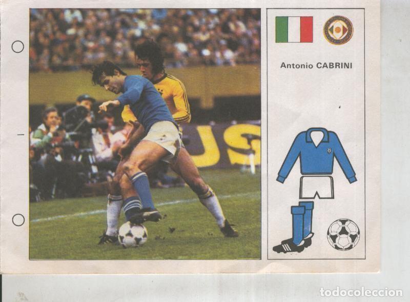 Coleccionismo deportivo: Estrellas del Mundial 82 numero 093: Antonio Cabrini (Italia) - Varios