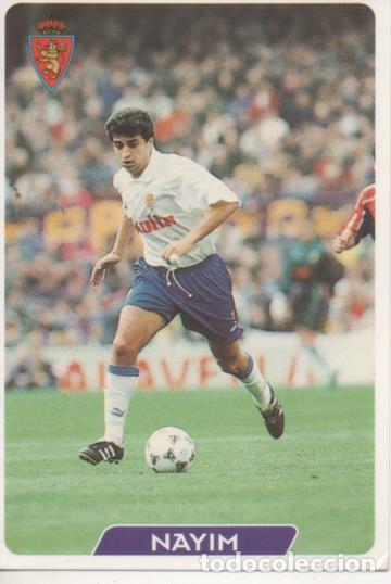 Sports collectibles: Cromo E003985: Trading Card. Las Fichas de la Liga 95-96. n&ordm; 120 Nayim. Centrocampista. R. Zaragoza