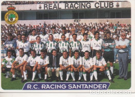 Collezionismo sportivo: Cromo E003988: Trading Card. Las Fichas de la Liga 95-96. n&ordm; 199. R.C. Racing Santander 1913 - LPF