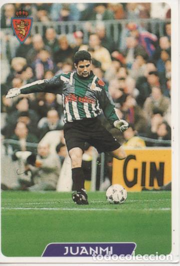 Collezionismo sportivo: Cromo E003971: Trading Card. Las Fichas de la Liga 95-96. n&ordm; 112 Juanmi. Portero. R.Zaragoza - LPF