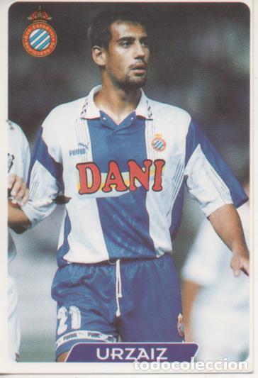 Collezionismo sportivo: Cromo E003967: Trading Card. Las Fichas de la Liga 95-96, n&ordm; 107 Urzaiz. Delantero.R.C.D. Espanyol -