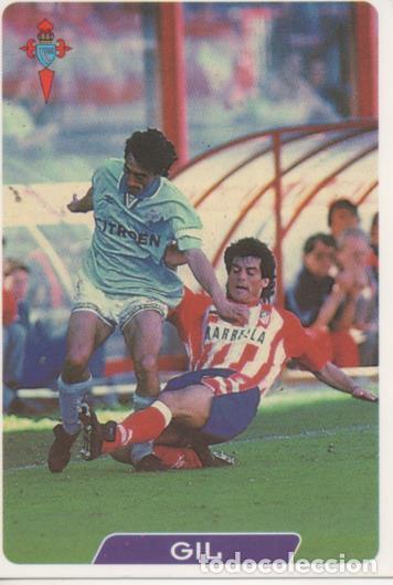 Collezionismo sportivo: Cromo E004008: Trading Card. Las Fichas de la Liga 95-96.n&ordm; 225 Gil. Centrocampista. R.C. Celta de V