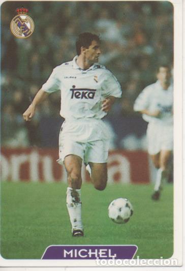 Collectionnisme sportif: Cromo E003927: Trading Card. Las Fichas de la Liga 95-96, n&ordm; 15 Michel. CentrocampistaR.Madrid - LPF