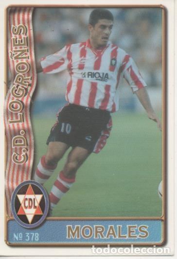 Collezionismo sportivo: Cromo E003700: Trading Card. Las Fichas de la Liga 96-97. n&ordm; 378 Morales, C.D. Logro&ntilde;es - LFP