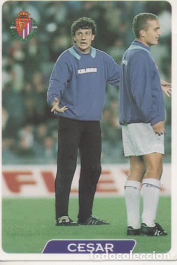 Collezionismo sportivo: Cromo E004042: Trading Card. Las Fichas de la Liga 95-96. n&ordm; 328 Cesar. Portero. R. Valladolid D. -