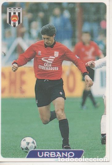 Colecionismo desportivo: Cromo E004064: Trading Card. Las Fichas de la Liga 95-96. n&ordm; 352 Urbano. Centrocampista. Merida C.P.