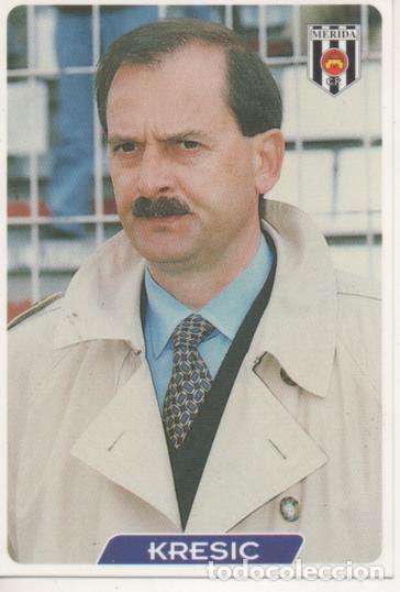 Collectionnisme sportif: Cromo E004058: Trading Card.Las Fichas de la Liga 95-96. n&ordm; 344 Kresic. Entrenador. Merida C.P. - LP