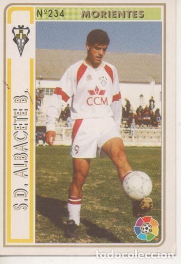 Collectionnisme sportif: Cromo E003547: Trading Card. Las Fichas de la Liga 94-95. n&ordm; 234 Morientes, S.D. Albacete B. - LFP