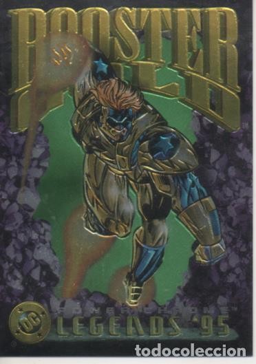 Collectionnisme sportif: Cromo E004677: Trading Card. DC Power Chrome. Legends'95, n&ordm; 66 Booster Gold - M. Campos