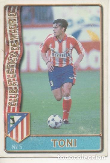 Collectionnisme sportif: Cromo E003576: Trading Card. Las Fichas de la Liga 96-97. n&ordm; 5 Toni, Club Atl de Madrid - LFP
