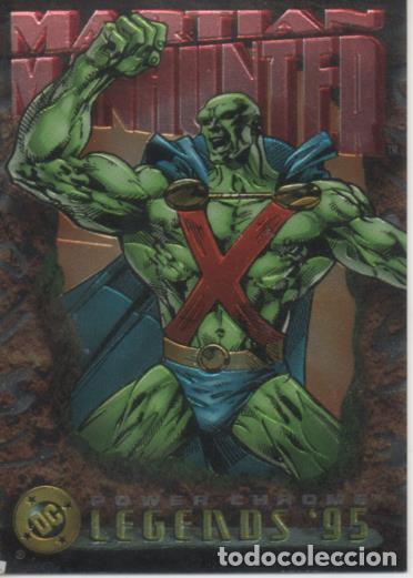 Collectionnisme sportif: Cromo E004663: Trading Card. CD Power Chrome. Legends'95, n&ordm; 51 Martian Manhunter - S. Velluto