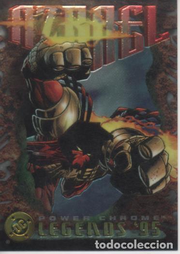 Colecionismo desportivo: Cromo E004656: Trading Card. DC Power Chrome. Legends'95, n&ordm; 42 Azrael - J. Quesada