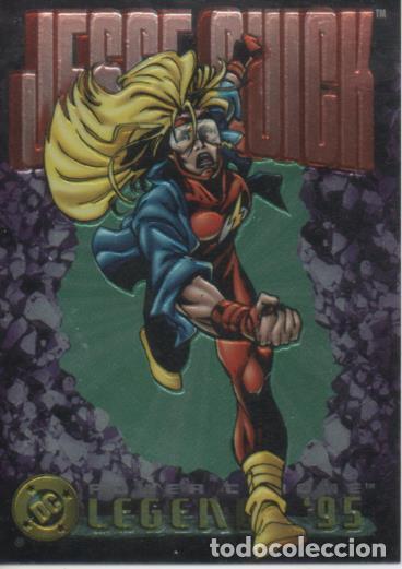 Colecionismo desportivo: Cromo E004684: Trading Card. DC Power Chrome. Legends'95, n&ordm; 73 Jesse Quick - C. Pacheco