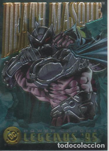 Colecionismo desportivo: Cromo E004709: Trading Card. DC Power Chrome. Legends'95, n&ordm; 102 Death Masque - H. Portes