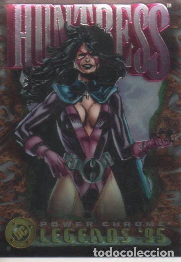 Colecionismo desportivo: Cromo E004654: Trading Card. DC Power Chrome. Legends'95, n&ordm; 40 Huntress - L. Weeks