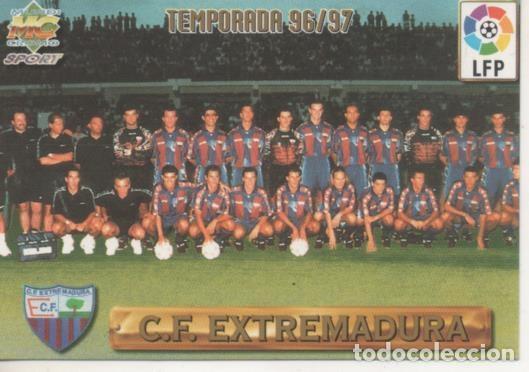 Colecionismo desportivo: Cromo E003721: Trading Card. Las Fichas de la Liga 96-97. n&ordm; 379 C.F. Extremadura, Temporada 96/97 -
