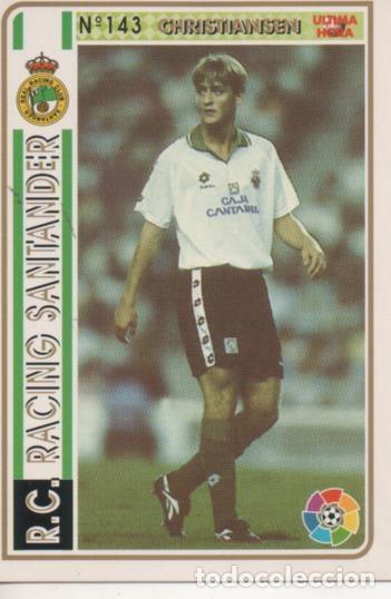 Colecionismo desportivo: Cromo E003528: Trading Card. Las Fichas de la Liga 94-95. n&ordm; 143 Christiansen, R.C. Racing Santander