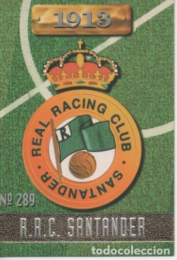 Colecionismo desportivo: Cromo E003714: Trading Card. Las Fichas de la Liga 96-97. n&ordm; 289 Escudo R.R. C Santander - LFP