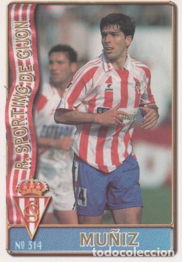 Colecionismo desportivo: Cromo E003675: Trading Card. Las Fichas de la Liga 96-97. n&ordm; 314 Mu&ntilde;iz, R.Sporting de Gij&oacute;n - LFP