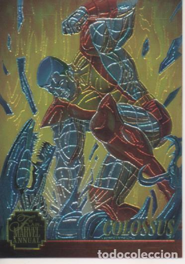 Colecionismo desportivo: Cromo E004773: Trading Card. Marvel Anual Flair'95, Limited Edition: 12 of 12 Colossus - Jim Balent-